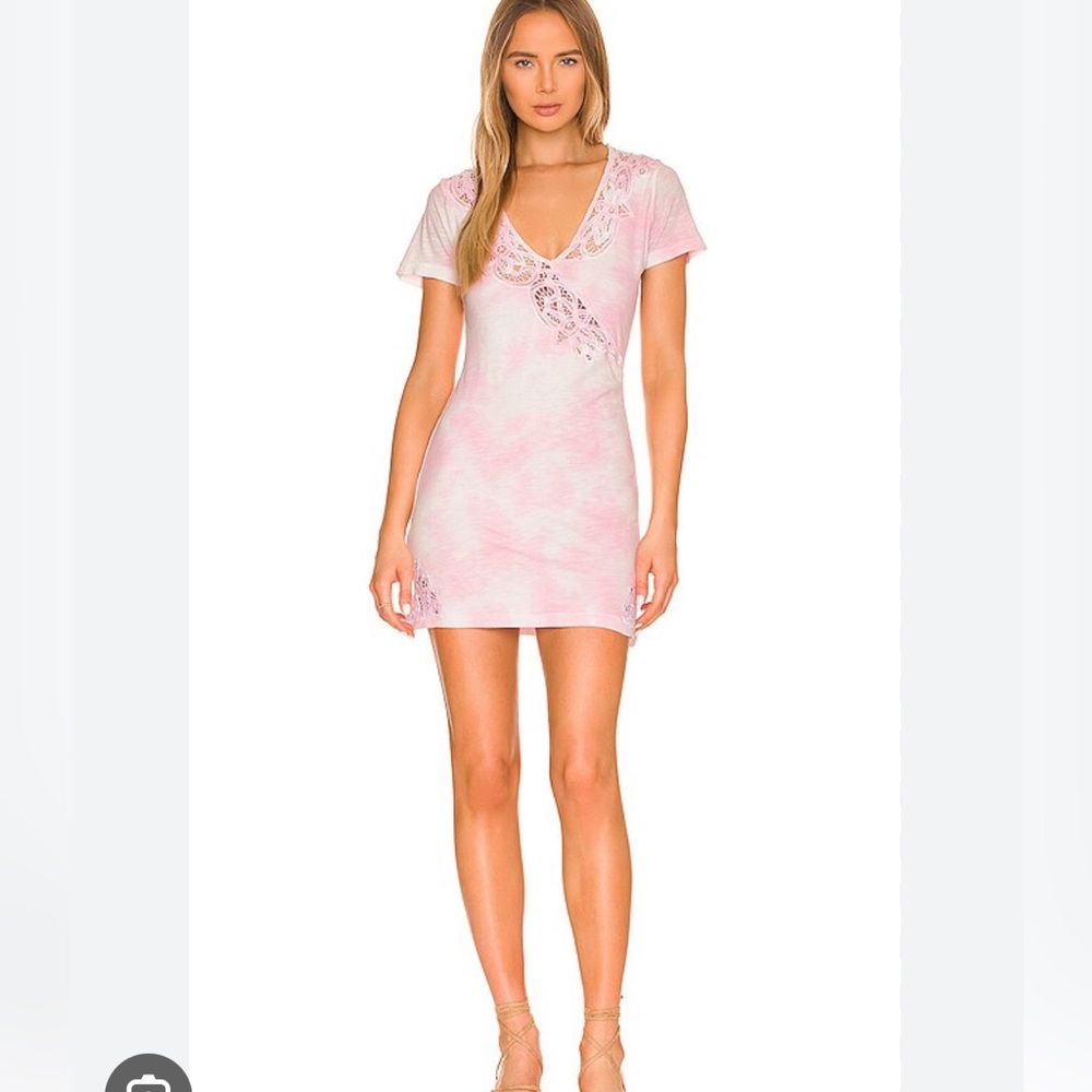Love shack fancy Mildred mini wrap dress
